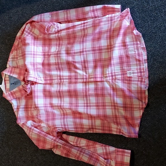 Izod seaside poplin long sleeve button down - Picture 1 of 3
